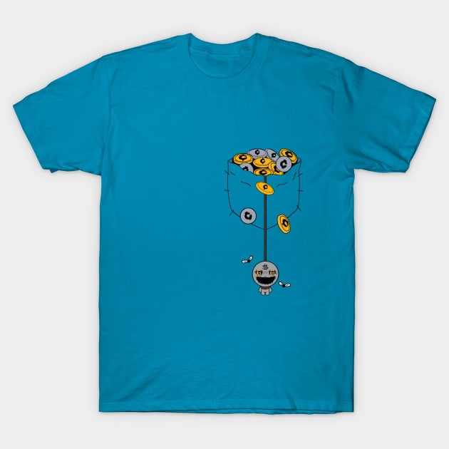 My Pockets are GREEDY T-Shirt by Drawin4U